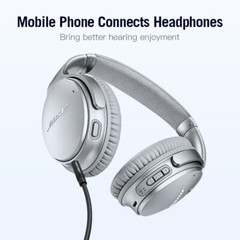 3.5mm to 2.5mm Audio Aux Cable Jack Stereo Cord Headphone Aux Speaker Converter