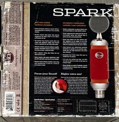 Blue Spark Condenser Microphone Cardioid XLR Studio Recording Orange