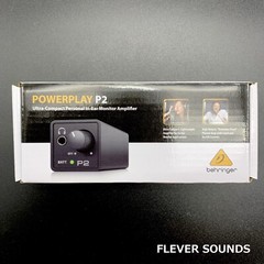 Behringer Powerplay P2 Ultra-Compact Personal In-Ear Monitor Amplifier Black