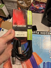6ft Rapco Horizon N1M1-6 Microphone Cable with Neutrik XLR Connector