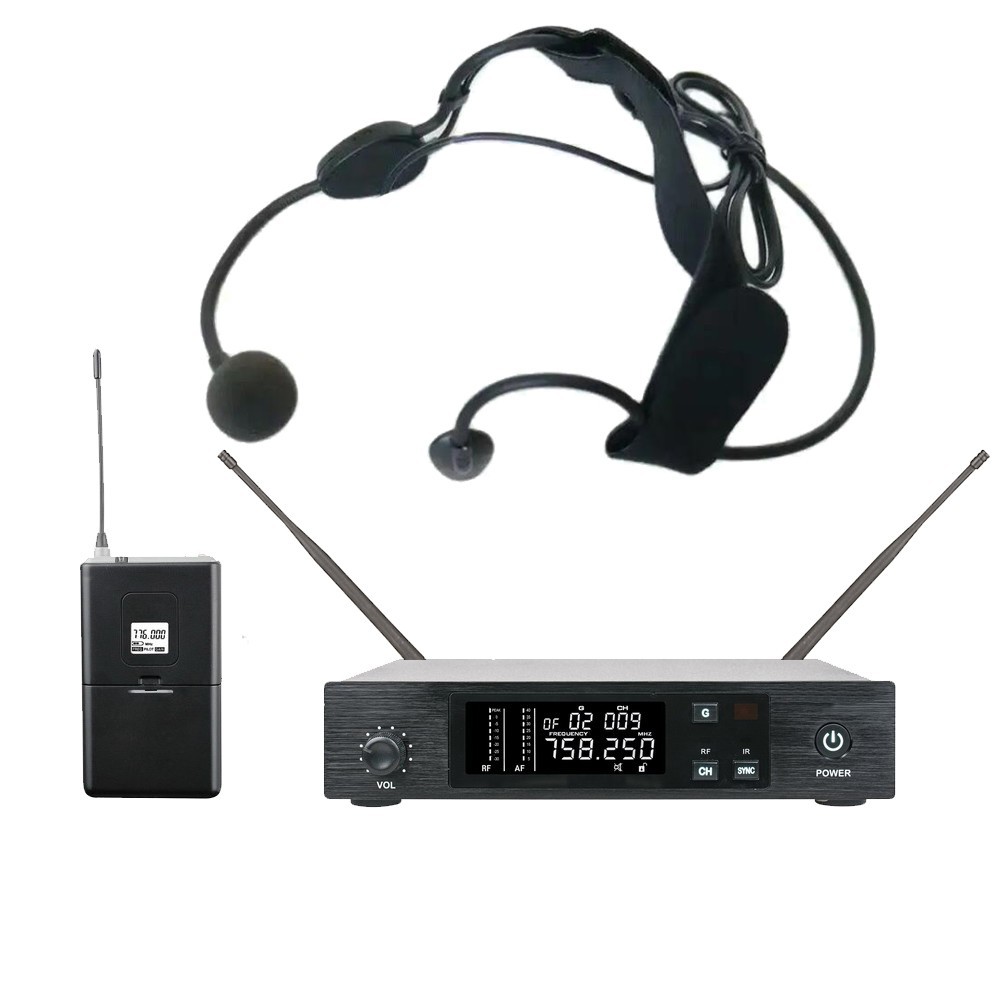 MiCWL D100 Wireless Microphone System ME3 Headset BodyPack Transmitter
