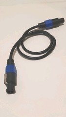 2-pcs 6ft Speakon To Speakon Twist Lock Speaker cable PA, Dj’s, Pro Audio