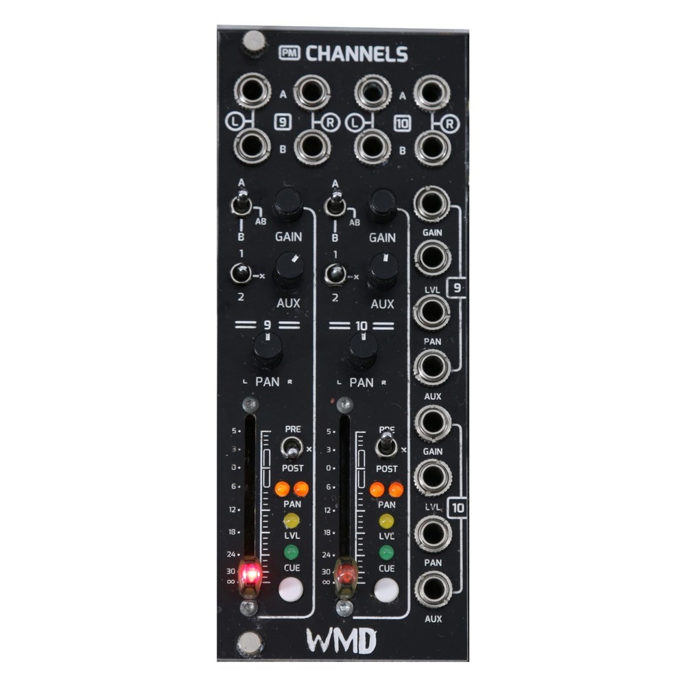 WMD PM Channels Analog Mixer Expansion Black Eurorack Module FPP011711 G2U