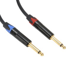 Dual 6.35mm Male To XLR Female Cable 24K Gold Plated Connectors Dual 1/4in NEW⭐