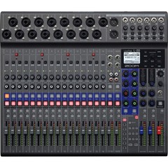 Zoom LiveTrak L-20-20-Input Digital Mixer + MDR-7506 Headphones, Bundle