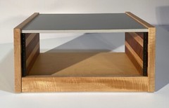 Handmade 4U Rack, 1 of 1, Leniture A-Series 2023 – Figured Mahogony S/N 1