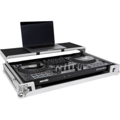 Headliner Flight Case with Laptop Platform and Wheels for Pioneer DJ DDJ-FLX10