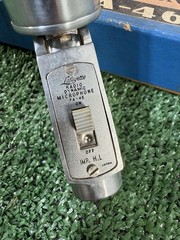 Vintage 1960s Lafayette Radio Dynamic Microphone PA-46 With Original Box