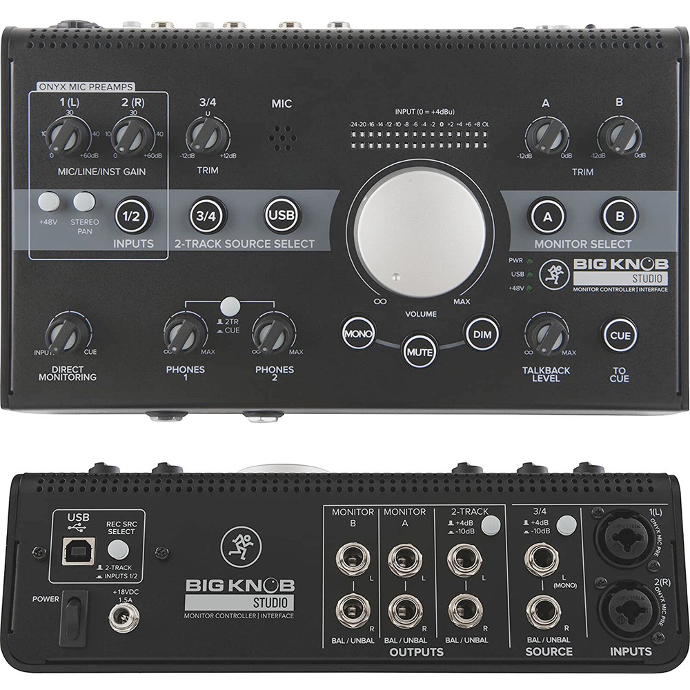 Mackie Big Knob Studio 3×2 Studio Monitor Controller Interface