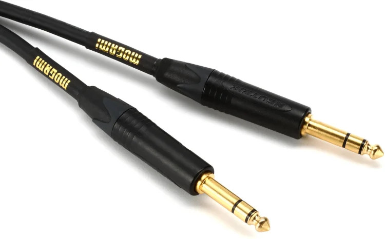 Mogami Gold TRS-TRS Balanced 1/4″ Patch Cable – 20′