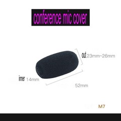 20 -50pc Microphone Windscreen Sponge Cover Headset Mic Foam Cover Cap Gooseneck