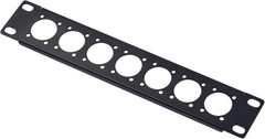 10 Inch 1U Rack Panel with D-Series Connectors for Audio and Video Systems