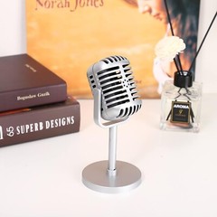 Microphone Vintage Look Old Style Dynamic Vocal Classic Retro Studio Stage Voice