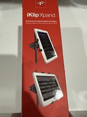IK Multimedia iKlip Xpand Universal Mic Stand Support for iPad and Tablets