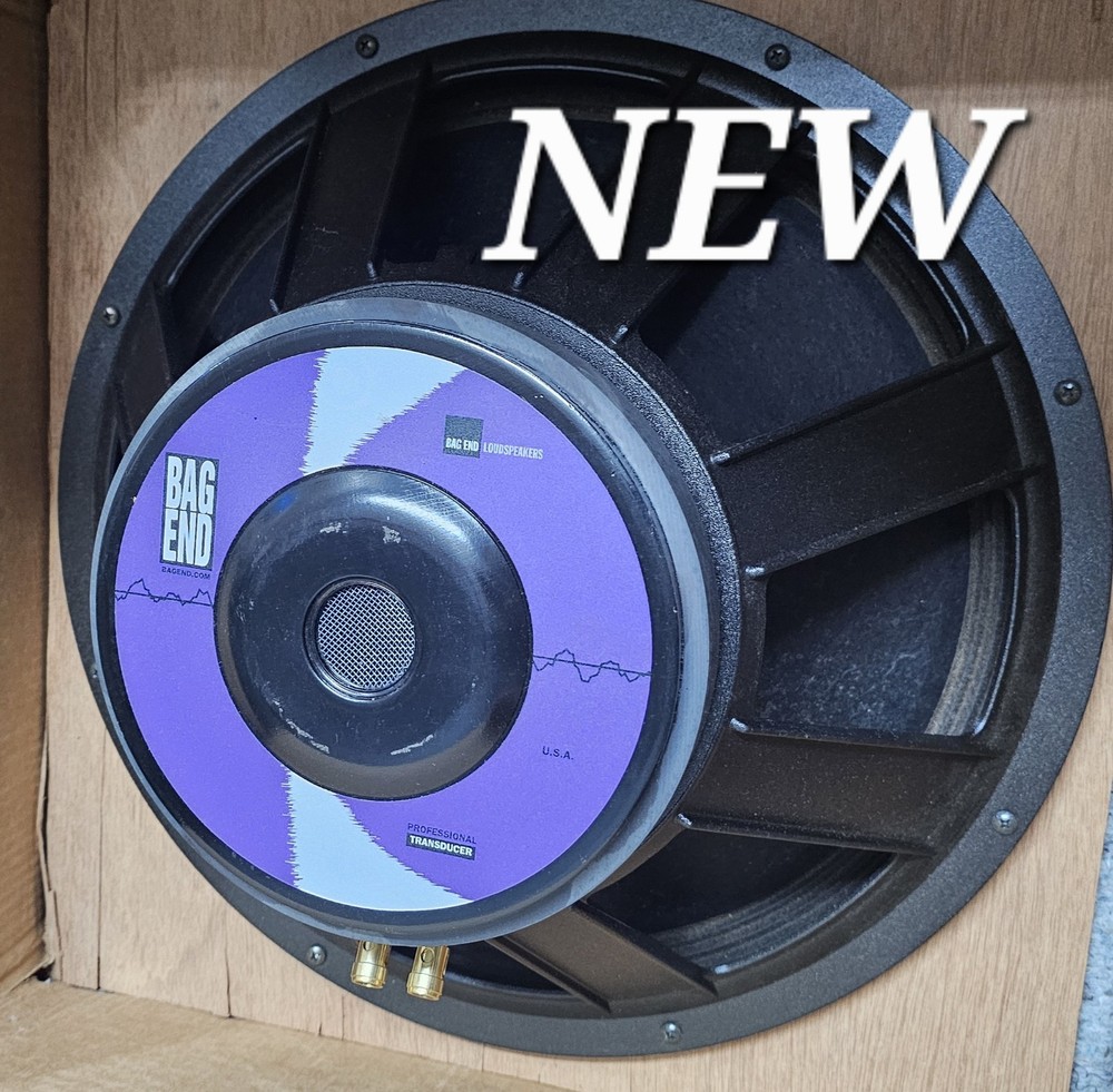 NEW BAG END ZEL 18A 18″ Subwoofer Speaker 8ohm