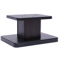 2pcs 6” Wood Bookshelf Speaker Stands for Multimedia Speakers-Easy to Install