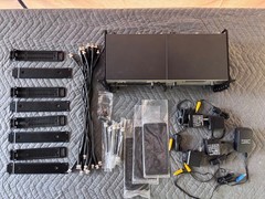 Sennheiser EM300 G3 4 Channel Receiver Rack and ASA1 Chan A 516-558MHz