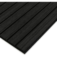3D Wooden Acoustic Wall Panels Sound Absorption Decorative Slats Easy Peel Stick
