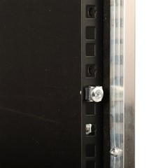 12U Server Rack with Casters 19inch Network Rack Open Frame AV DJ Rack Cabinet