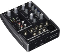 Behringer Xenyx 502S 5-channel Analog Live Podcast Streaming Mixer – Damaged Box