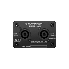Sound Town 12″ Coaxial PA Stage Monitor Speaker for Live Sound (CARME-12MM)