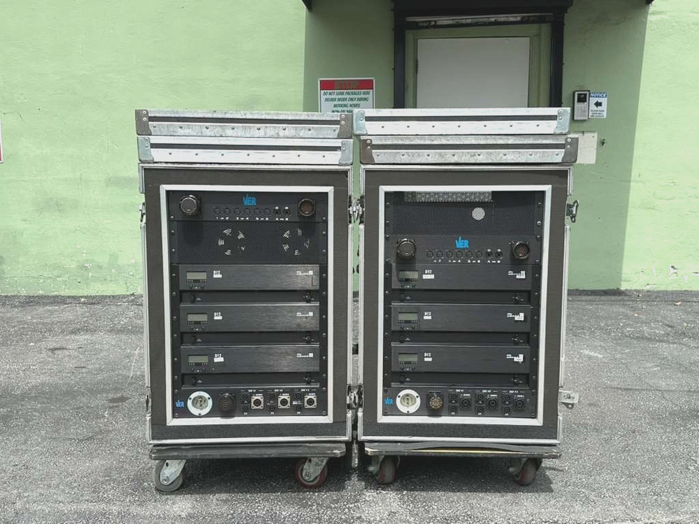 D&B Audiotechnik Amp Rack Package With (3) D12 , Distro, Cables #1008/1054 THS