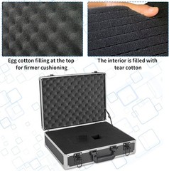 17 Inch Hard Shell Carrying Case Ideal for Wireless Mic System Storage & Camera
