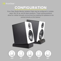 Knox Gear Studio Monitor Isolation Pads for 6-Inch Speakers Pair
