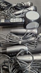 LOT of 6 Various models Microphones Black Used Working