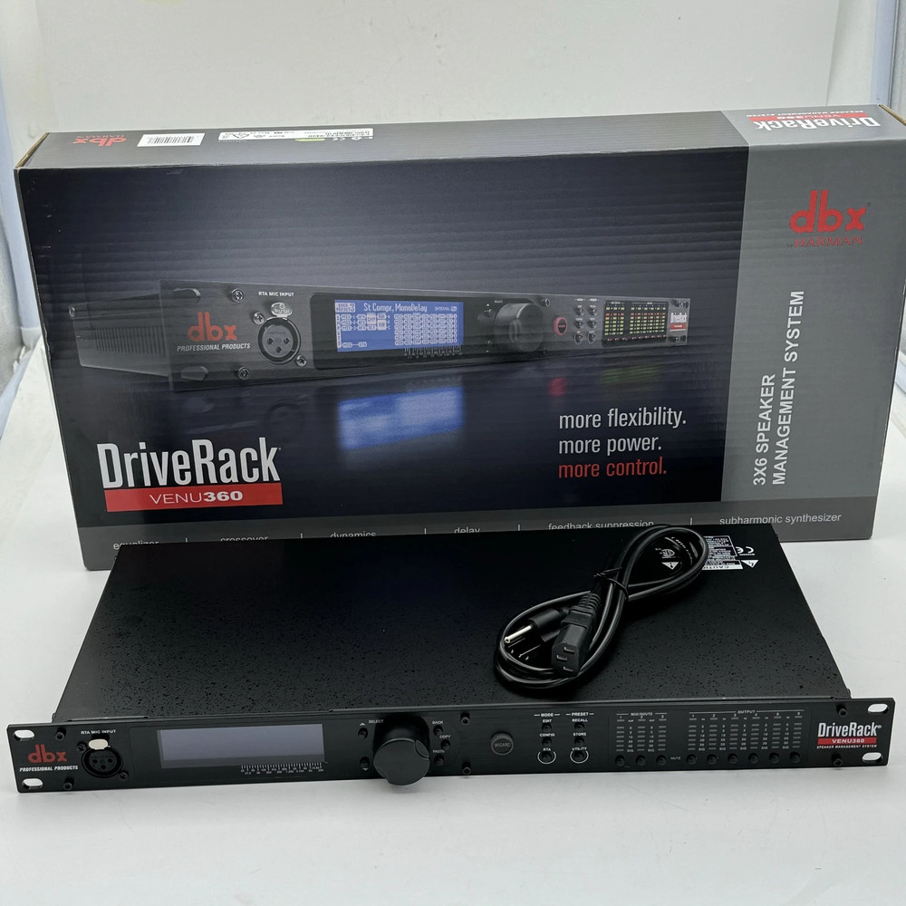DBX DriveRack VENU360 Venue 360 3×6 Loudspeaker Management System PROAUDIOSTAR
