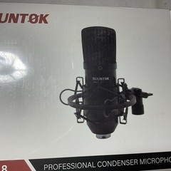 SUUNTOK XLR Condenser Microphone Recording – Studio Recording Podcast Stream A3
