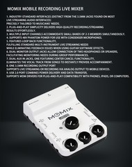 JOYO USB Audio Interface Recording Stereo XLR Mixer Multiple Channel Live Stream