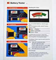 BT-168 1.5V 9V Go / Ng / Replace * Battery Tester * Cell Cassette Button lithium