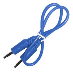 Ad Infinitum 3.5mm TS Mono Patch Cable, 12″, Blue