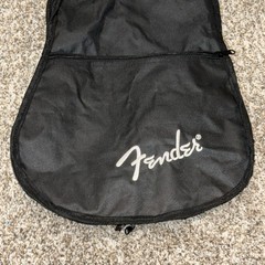 Black Fender Thin Backpack Style Electric Guitar Gig Bag w/ Logo
