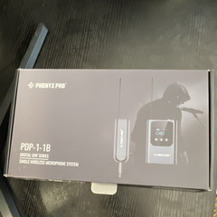 Phenyx Pro PDP-1-1B Digital UHF Single Wireless Mic System USB-C 1/4″ TS