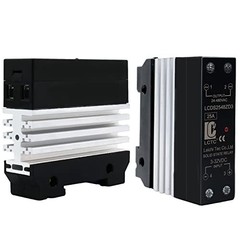 12V Dc SSR 25 DA Solid State Relay DC to AC (Input 3-32V DC Output 24-480V AC)