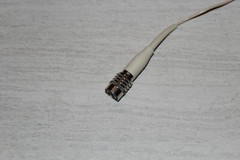 Beige Single Earhook Headset Microphone w/ 4 pin mini XLR for Audio Technica.