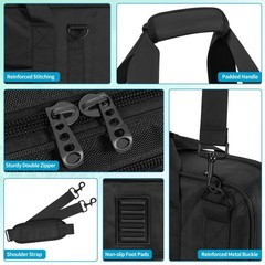 IBVIVIC DJ Controller Case Bag, Fits for DDJ-REV1/DDJ DDJ-REV1/SR/SR2, Black