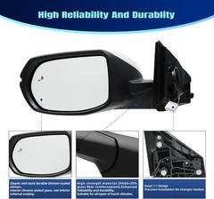 Left Driver Side Mirror Compatible with 2017 2018 2019 2020 2021 2022 Honda CRV