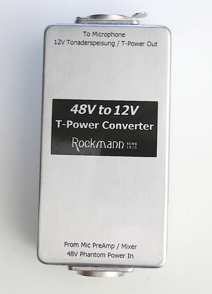 Microphone 48V to 12V T POWER CONVERTER Sennheiser MKH 416T 405T 406T 415T P48