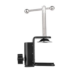 Adjustable C-shaped Arm Stand Clamp Desk Mounting Clamp + Screw for Microphone