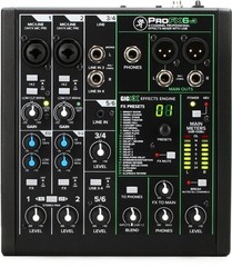 Mackie ProFX6v3 6-channel Mixer with USB and Effects