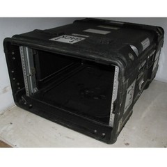 Rackmount 06U x24 ECS Legacy Composite Shock Mount Rack Black Case Shockmount