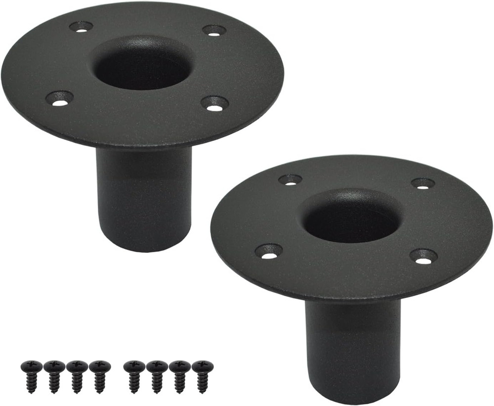 Speaker Stand Top Hat 4.33″x3.29″ – Metal Cabinet Pole Mount, PA/DJ Tripod Stand