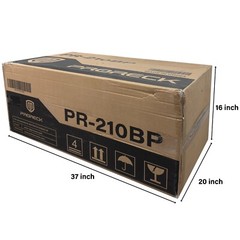 Proreck Dual 10“ Full Range 20000W P.M.P.O Powered Line Array Speaker set