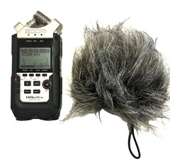 H4N Pro Recorder by ZOOM w/SD card/Batteries and Fuzzy Outdoor Mic Cover – MINT