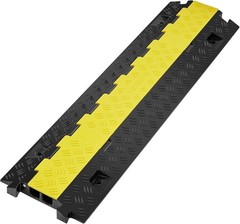 VEVOR Cable Ramp Protector 1 Channel Hose Cover Speed Bump for Road