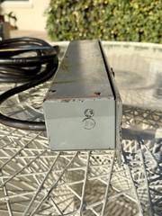 Ampex 9704 19 IN Rack Mount Main Power Control Unit w Long Cord