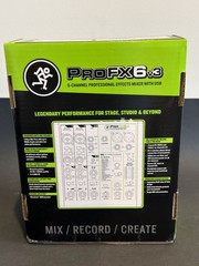 Mackie PROFX6V3 6 Channel Professional Effects Compact Mixer USB Open Box